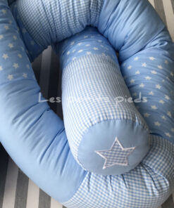 Bettschlange hellblau