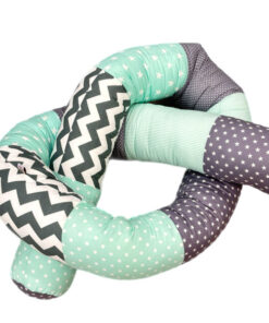 Bettschlange mint grau
