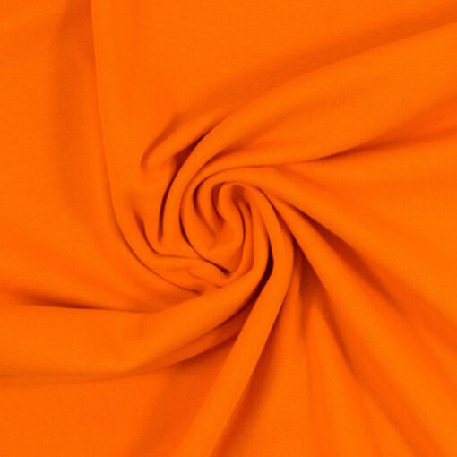 Bündchenstoff - Schlauch orange