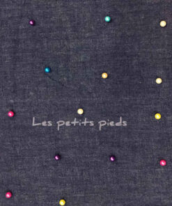 Jeans - Chambrai Perlen blau / bunt