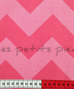 Baumwolle - Riley Blake Chevron rosa / pink