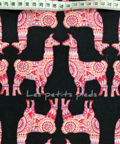 Baumwolle - Michael Miller Lama pink