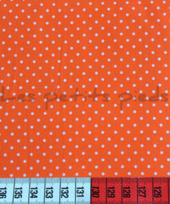 Baumwolle - Minipunkte orange