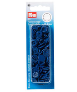 Prym 393158 Nähfreie Druckknöpfe "Color Snaps" rund blau