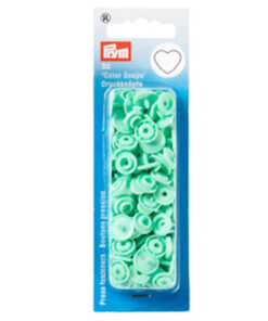 Prym Nähfreie Druckknöpfe "Color Snaps" Herz mint