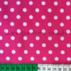 Baumwolle - Punkte pink / weiss