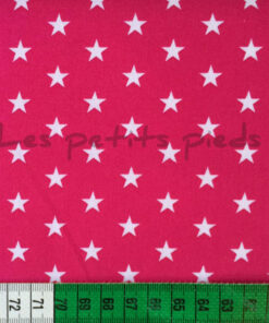 Baumwolle - Sterne pink