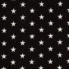 Baumwolle - Sterne schwarz / weiss