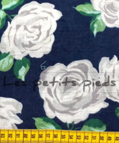 Double Gauze Musselin rosen blau Shannon Fabrics