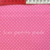 Baumwolle - Minipunkte rosa / weiss