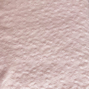 Baumwolle - bestickt uni rosa