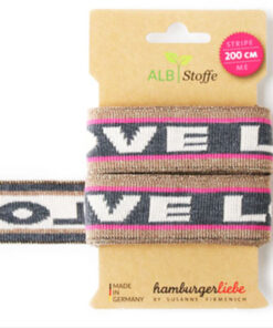Strickband - "stripe me Glow Icon" pink