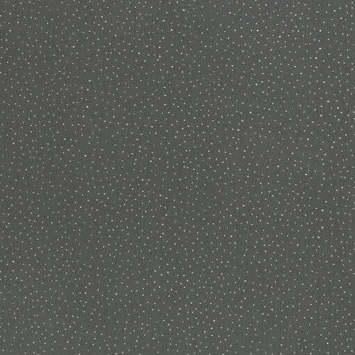 Double Gauze Punkte graphite / silber