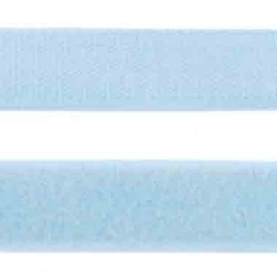 Klettband hellblau 25 mm