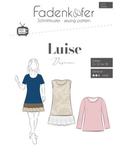 Papierschnittmuster Luise Damen Gr 32-58 - Fadenkäfer