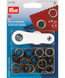 Prym Ösen - 11 mm altmessing
