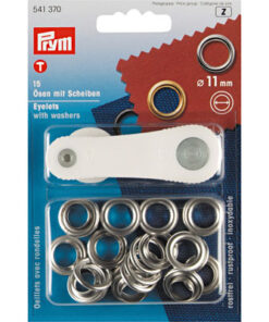 Prym Ösen - 11 mm silber 541370