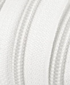 Reissverschluss 5 mm weiss