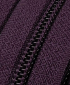 Reissverschluss 5 mm aubergine