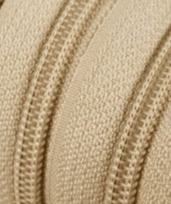 Reissverschluss 5 mm beige