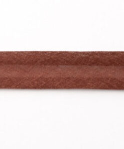 Baumwollschrägband uni braun