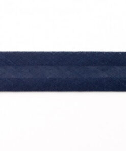 Baumwollschrägband uni dunkelblau