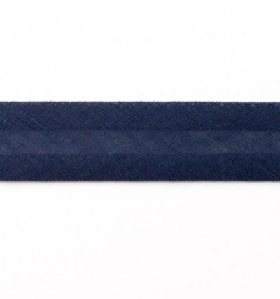 Baumwollschrägband uni dunkelblau