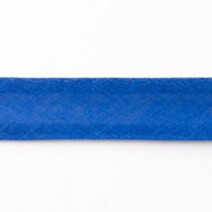 Baumwollschrägband uni kobaltblau