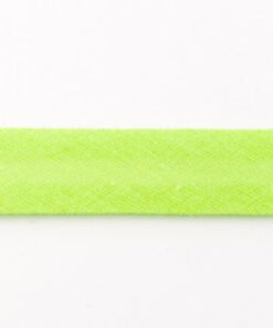 Baumwollschrägband uni lime / hellgrün