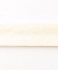 Baumwollschrägband uni gebrochen weiss