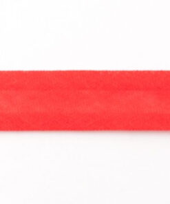 Baumwollschrägband uni rot