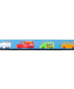Webband Autos blau bunt