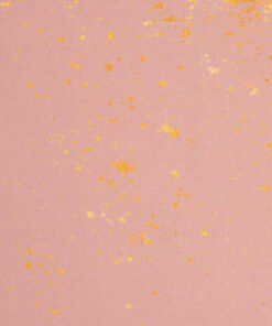Baumwolle - Kim Goldsprenkeln altrose / gold