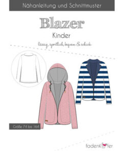 Papierschnittmuster Blazer Kinder Gr 74-164 - Fadenkäfer