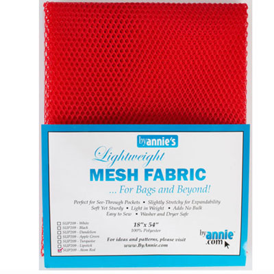 Mesh Fabric Taschennetz - rot