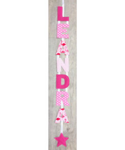 Namensgirlande rosa / pink