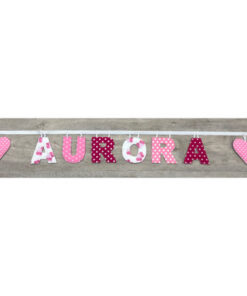 Namensgirlande rosa / pink