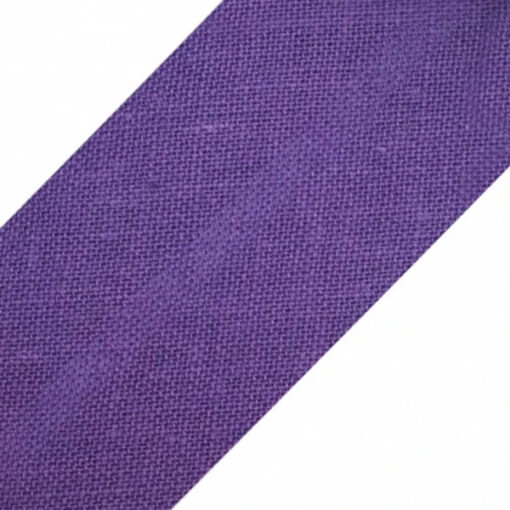 Baumwollschrägband uni dunkellila