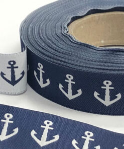 Webband Anker 18mm - blau