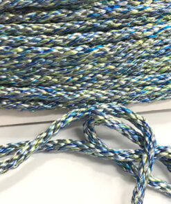 Kordel blau / lime 8 mm