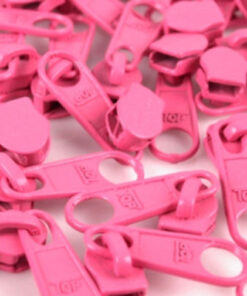 Schieber für 5 mm Reissverschluss rosa