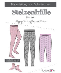 Papierschnittmuster Stelzenhülle Kinder Gr 50 - 176 - Fadenkäfer