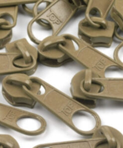 Schieber für 5 mm Reissverschluss - beige