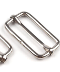 Stegschnalle / Schieber - 30 mm / 40 mm - nickel