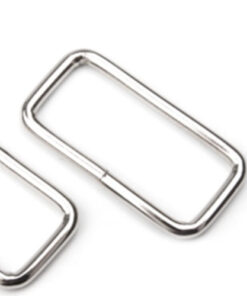 Trägerschnalle / Schlaufe - 30 mm / 40 mm - nickel