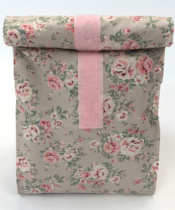Lunch-/ Wetbag - Rosen beige