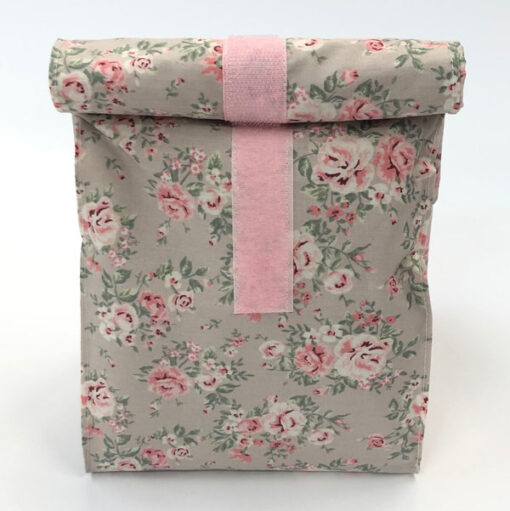 Lunch-/ Wetbag - Rosen beige