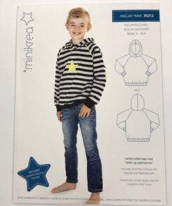 Papierschnittmuster Raglansweatshirt - Minikrea 30212