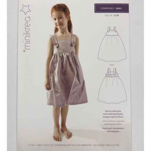 Papierschnittmuster Trägerkleid - Minikrea 30001