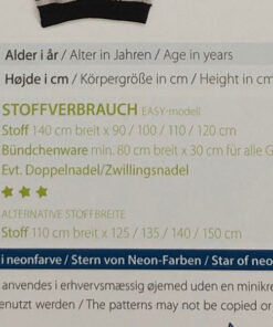 Papierschnittmuster Raglansweatshirt - Minikrea 30212